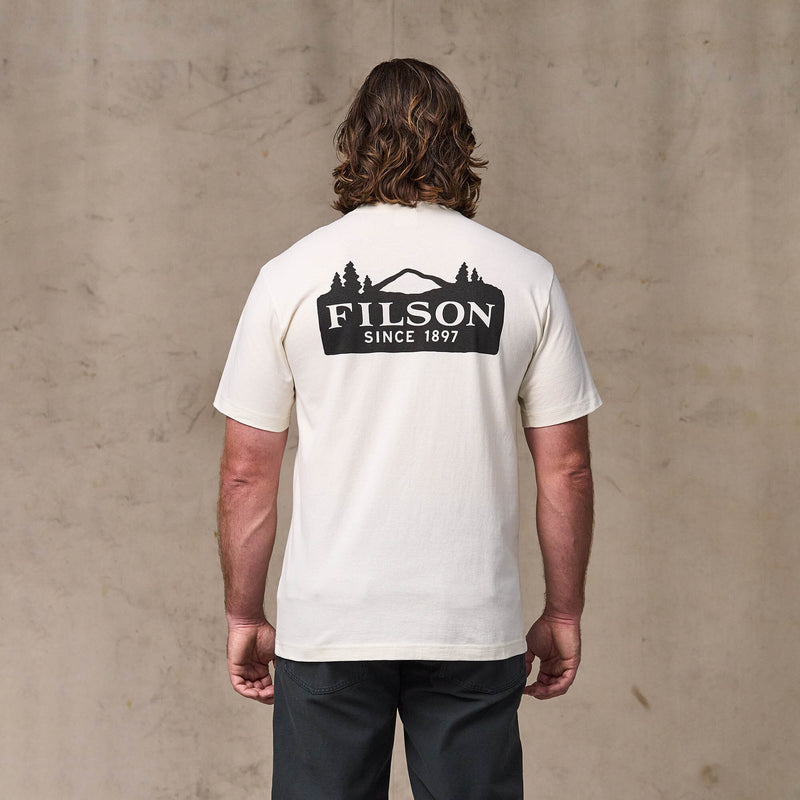 Scenic graphic t-shirt by Filson | Basswood (White)