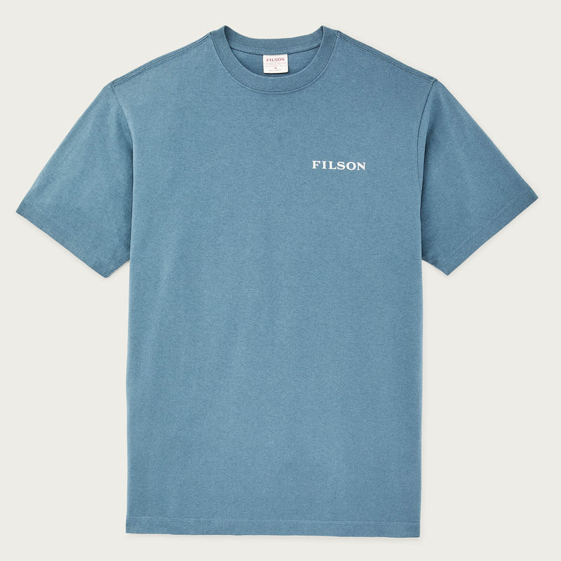 Scenic graphic t-shirt von Filson | Blue fin (Blue)