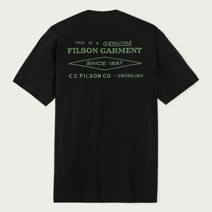 Diamond graphic t-shirt von Filson | Black (Black)