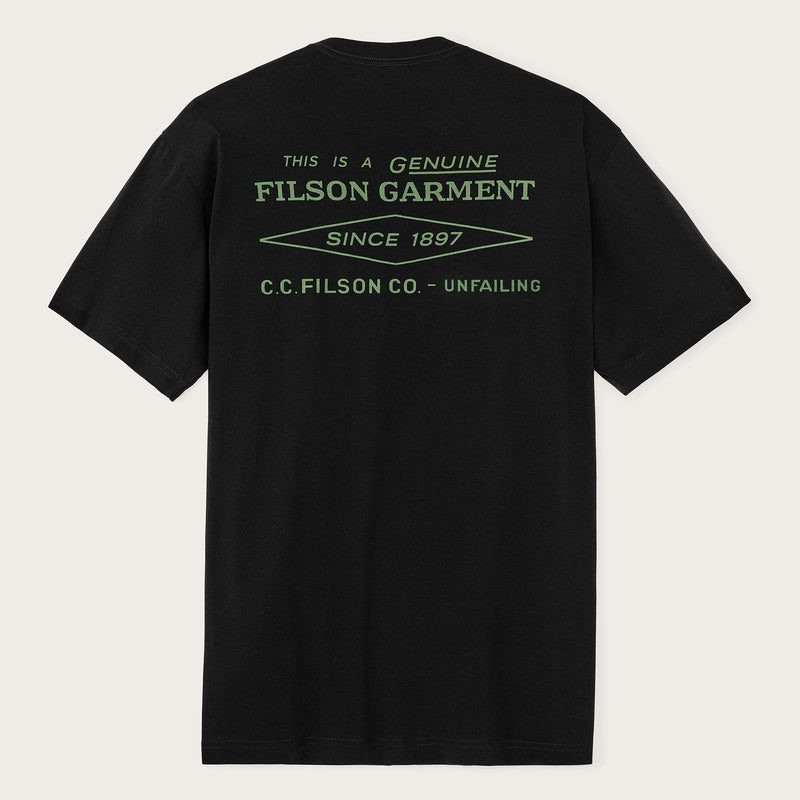 Diamond graphic t-shirt von Filson | Black (Black)