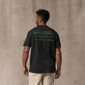 Diamond graphic t-shirt von Filson | Black (Black)
