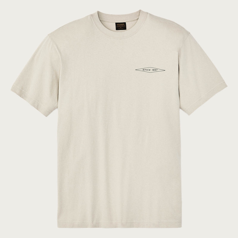 Diamond graphic t-shirt by Filson | Gray sky (Beige)
