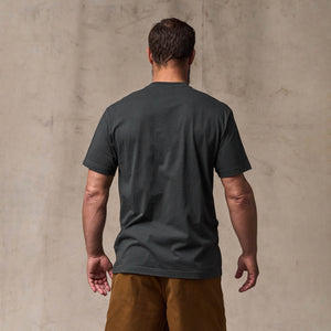 Outfitter pocket t-shirt by Filson | Faded black (Black)