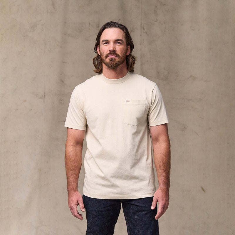 Outfitter pocket t-shirt von Filson | Natural (White)