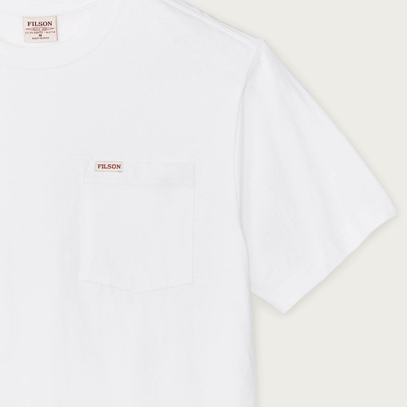 Outfitter pocket t-shirt von Filson | Bright white (White)