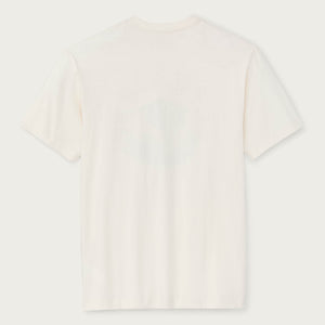 Dry fly graphic t-shirt von Filson | Basswood (White)