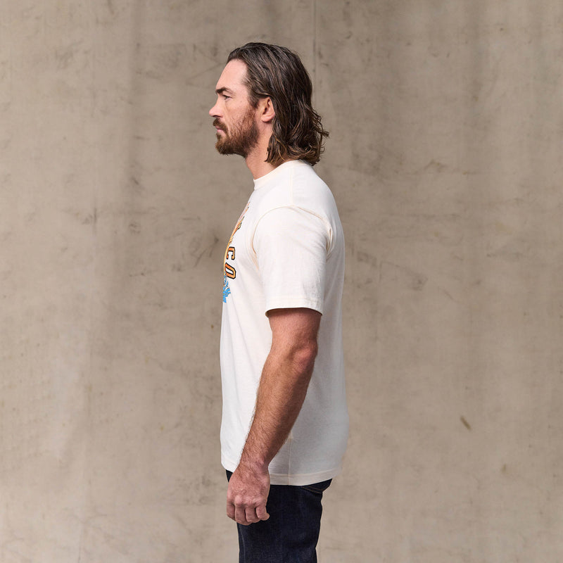 Dry fly graphic t-shirt von Filson | Basswood (White)