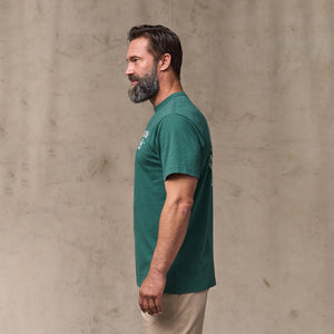 Forestry graphic t-shirt von Filson | Mallard green (Green)