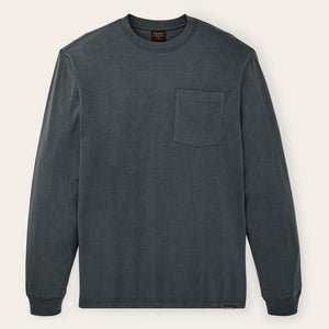 Long sleeve outfitter pocket t-shirt by Filson | Dark slate (Gray)