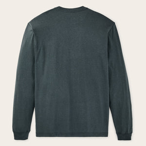Long sleeve outfitter pocket t-shirt by Filson | Dark slate (Gray)