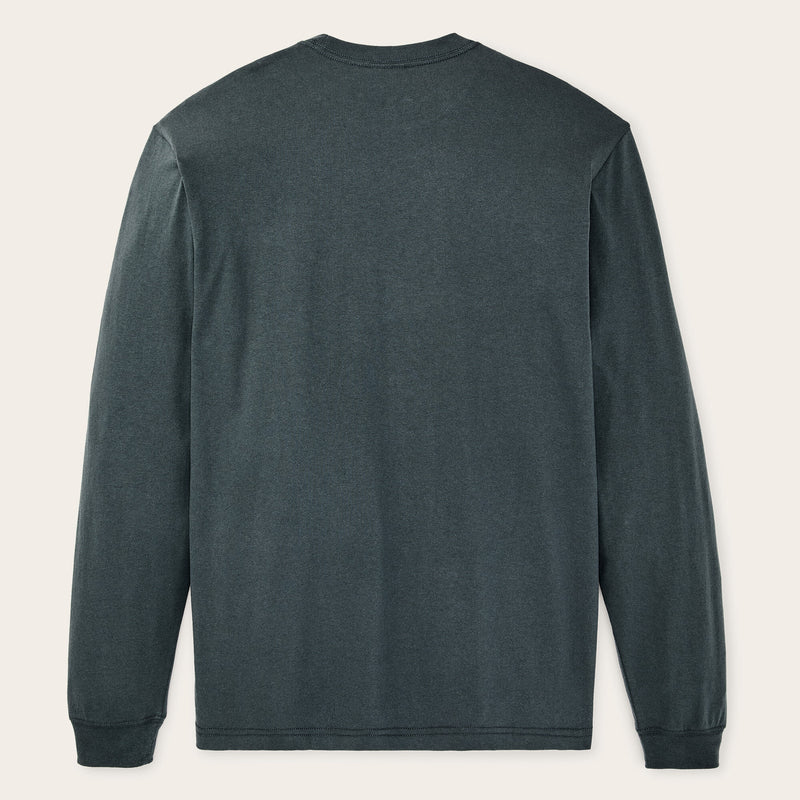 Long sleeve outfitter pocket t-shirt by Filson | Dark slate (Gray)