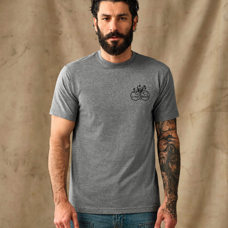 Union graphic t-shirt von Filson | Dark gray heather (Gray)