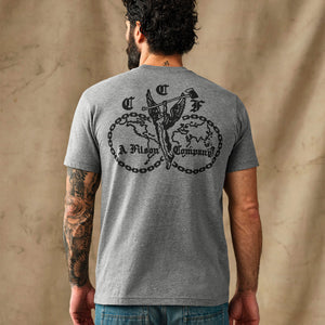 Union graphic t-shirt von Filson | Dark gray heather (Gray)