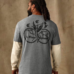 Union graphic t-shirt von Filson | Dark gray heather (Gray)