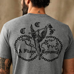 Union graphic t-shirt von Filson | Dark gray heather (Gray)