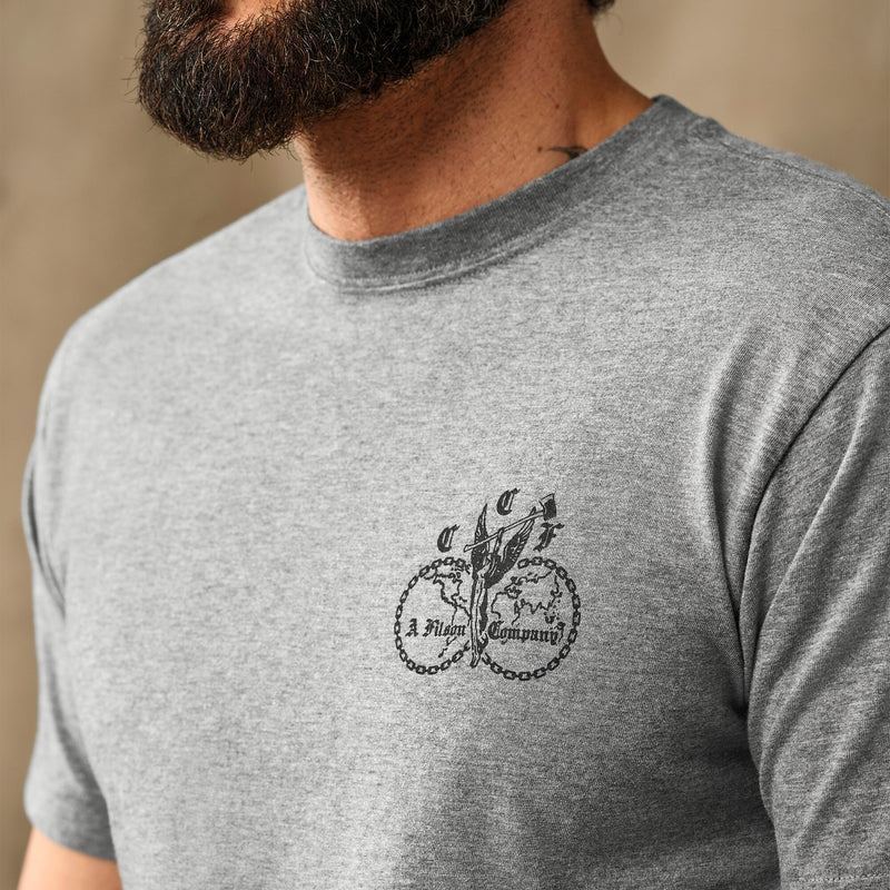 Union graphic t-shirt von Filson | Dark gray heather (Gray)