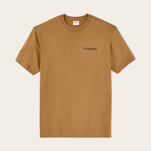 Scenic graphic t-shirt von Filson | Dull gold (Beige)