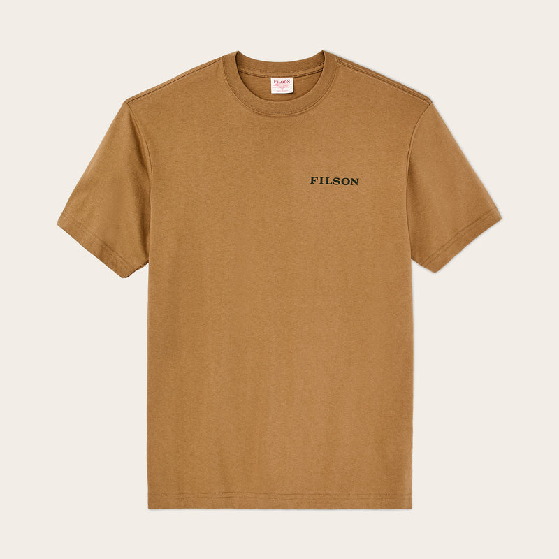 Scenic graphic t-shirt von Filson | Dull gold (Beige)