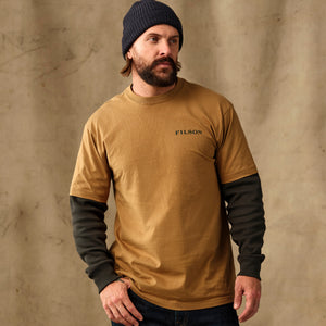 Scenic graphic t-shirt von Filson | Dull gold (Beige)