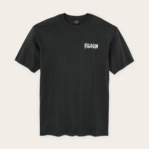 Polar bear graphic t-shirt by Filson | Faded black (Black)
