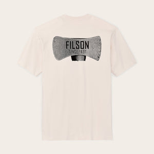 Axe graphic t-shirt von Filson | Natural (White)