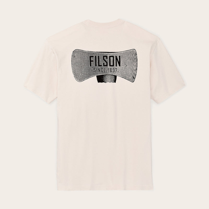 Axe graphic t-shirt von Filson | Natural (White)