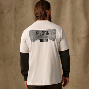 Axe graphic t-shirt von Filson | Natural (White)