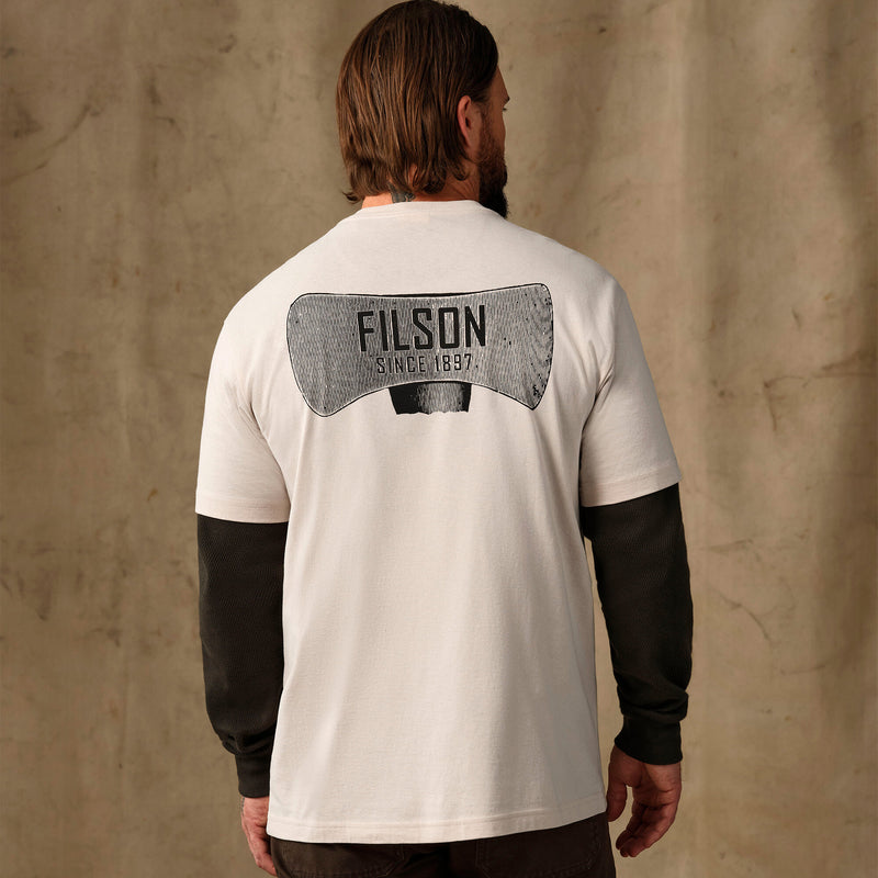 Axe graphic t-shirt von Filson | Natural (White)