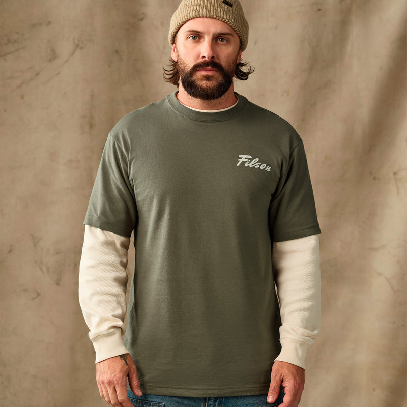 Buck graphic t-shirt von Filson | Shale (Green)