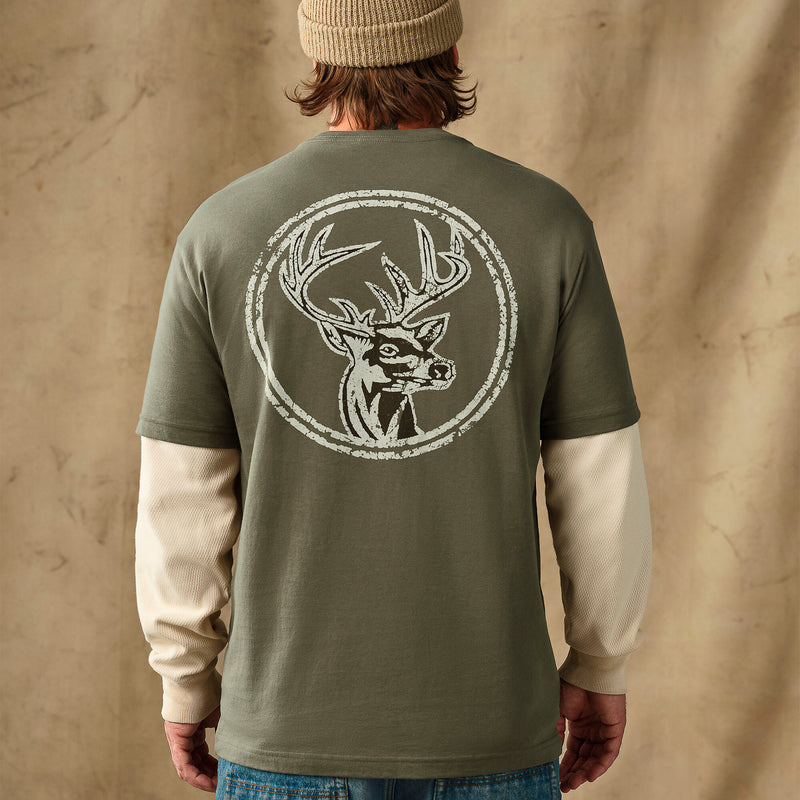 Buck graphic t-shirt von Filson | Shale (Green)