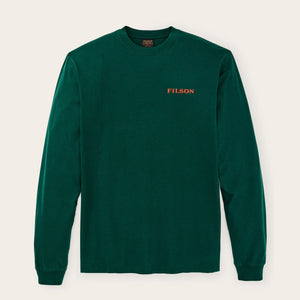 Scenic graphic t-shirt von Filson | Pine grove (Green)