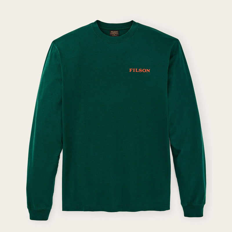 Scenic graphic t-shirt von Filson | Pine grove (Green)