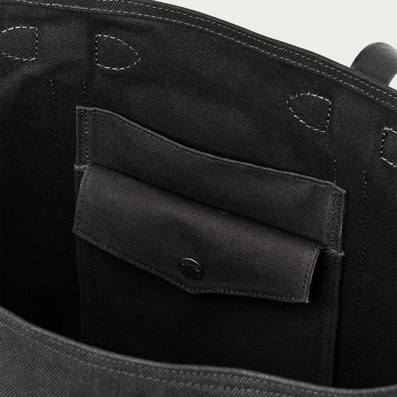 Rugged twill large open tote bag di Filson | Black (Black)