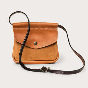 Suede convertible field bag by Filson | Saddle brown (Brown)