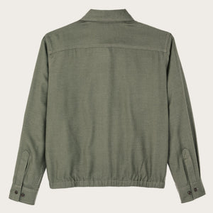 Women’s gathered hem shirt by Filson | Olive (Green)