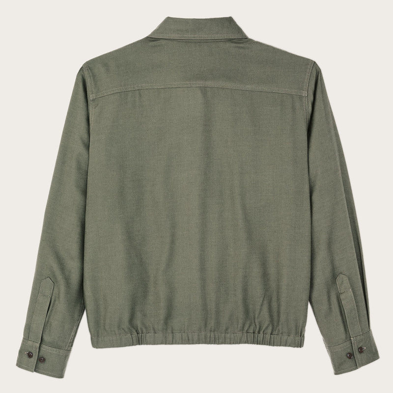 Women’s gathered hem shirt by Filson | Olive (Green)