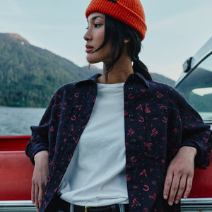 Chemise femme rangeland en flanelle par Filson | Black / red western (Black)