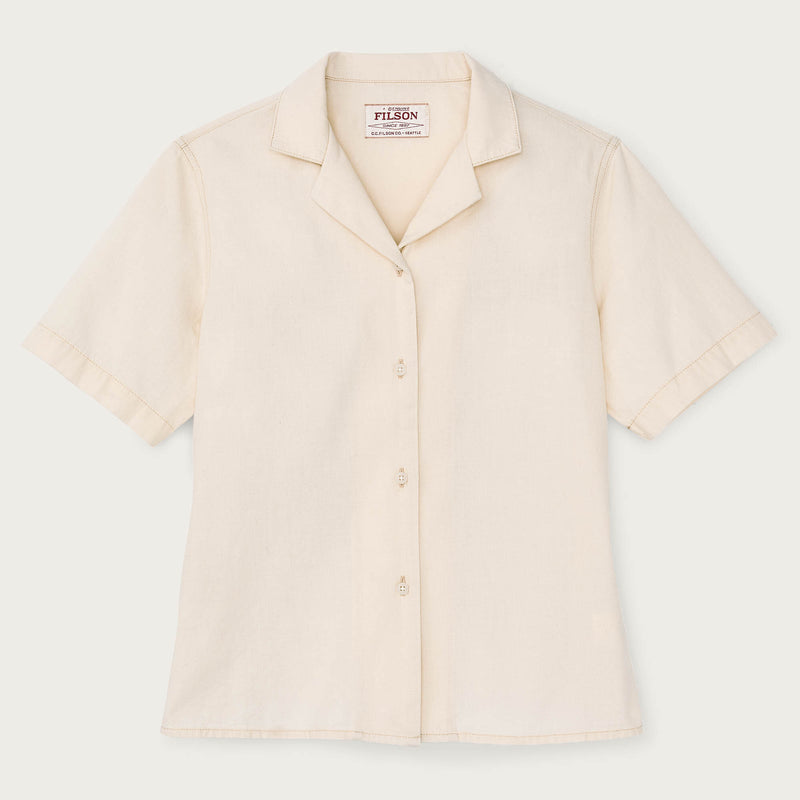 Women's camp shirt von Filson | Natural seed (White)