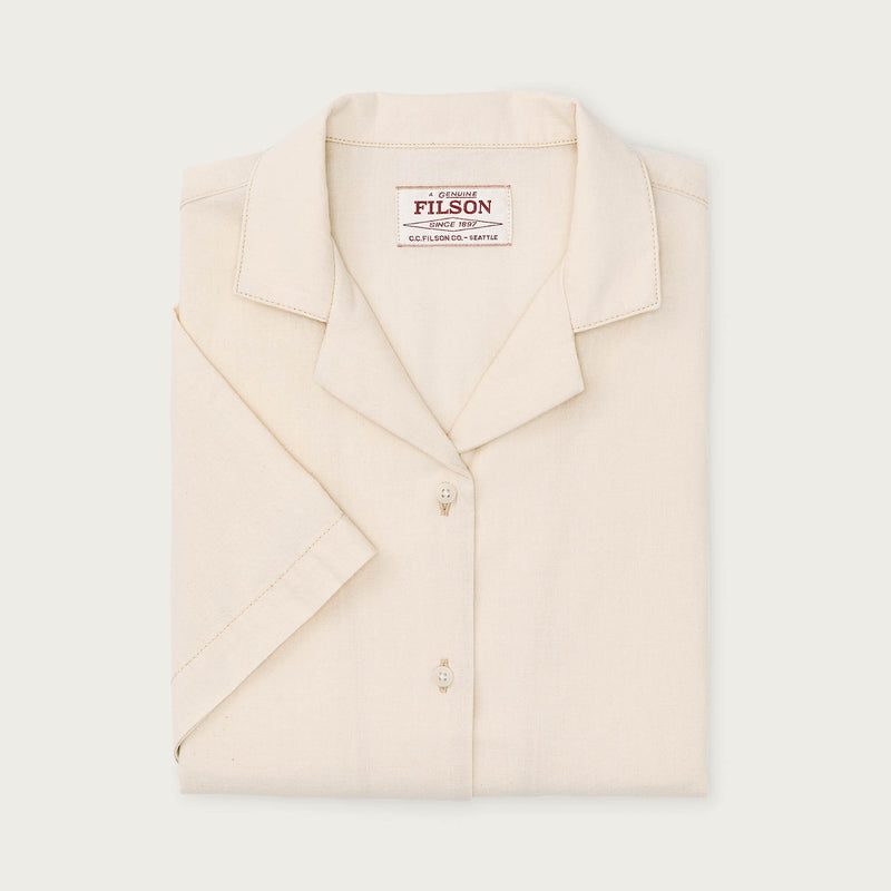 Women's camp shirt von Filson | Natural seed (White)