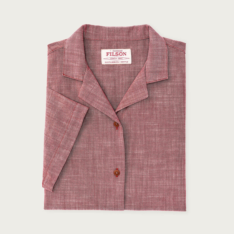 Women's camp shirt von Filson | Red rock (Red)