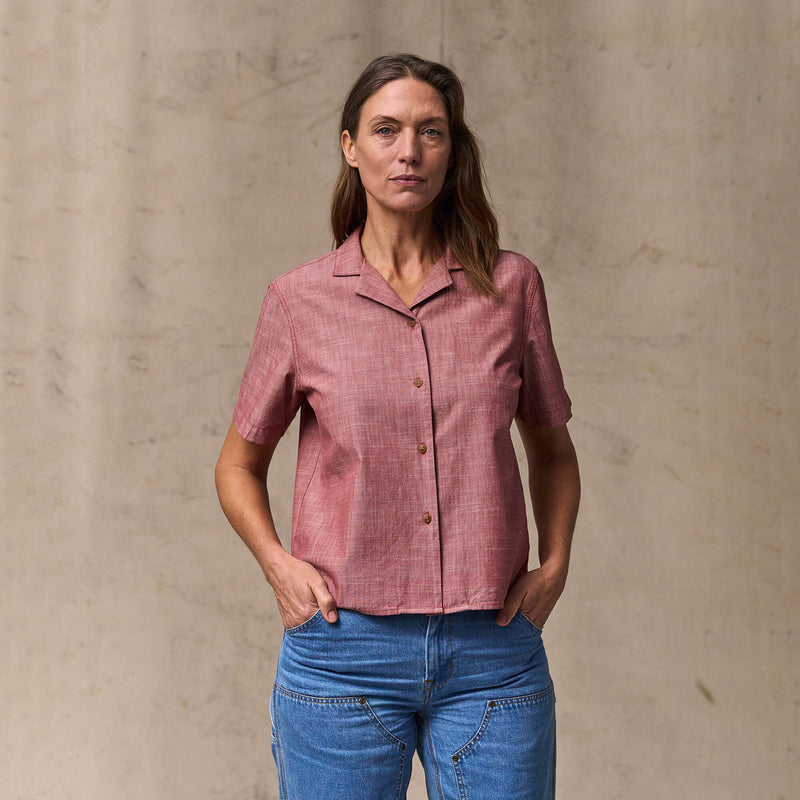 Women's camp shirt von Filson | Red rock (Red)