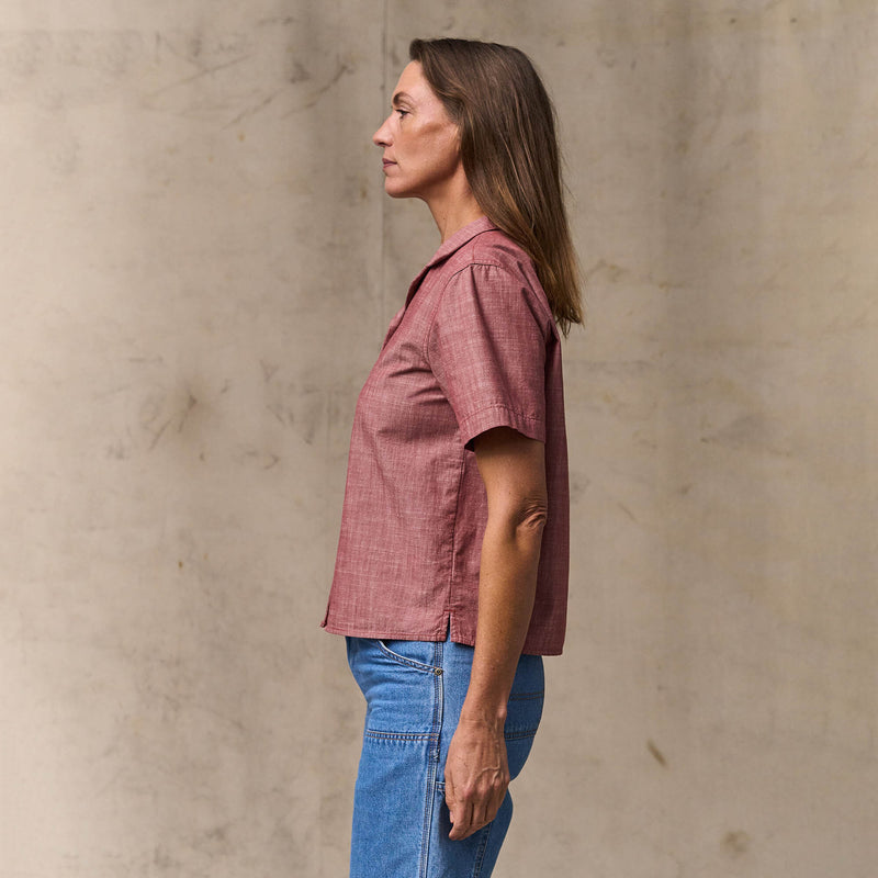 Women's camp shirt von Filson | Red rock (Red)