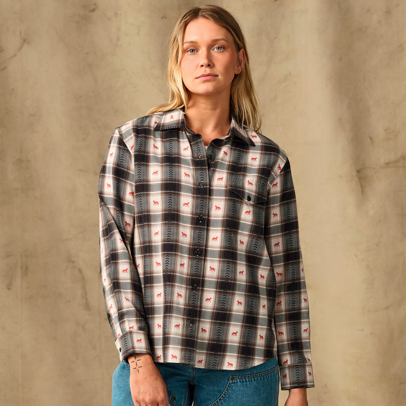 Women's ranch shirt by Filson | Cream print (Multicolor)