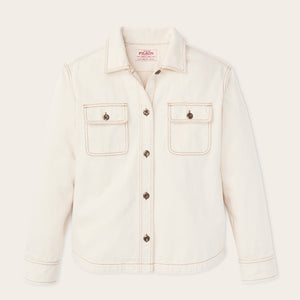 Women's denim shirt by Filson | Natural seed (White)