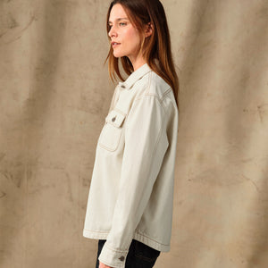 Women's denim shirt by Filson | Natural seed (White)