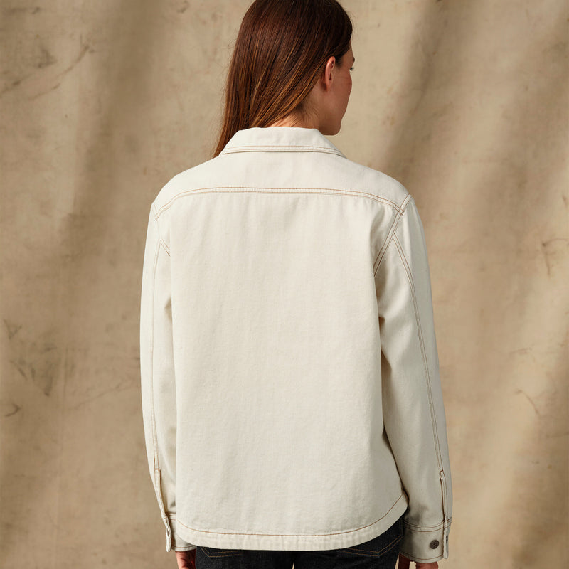 Women's denim shirt by Filson | Natural seed (White)