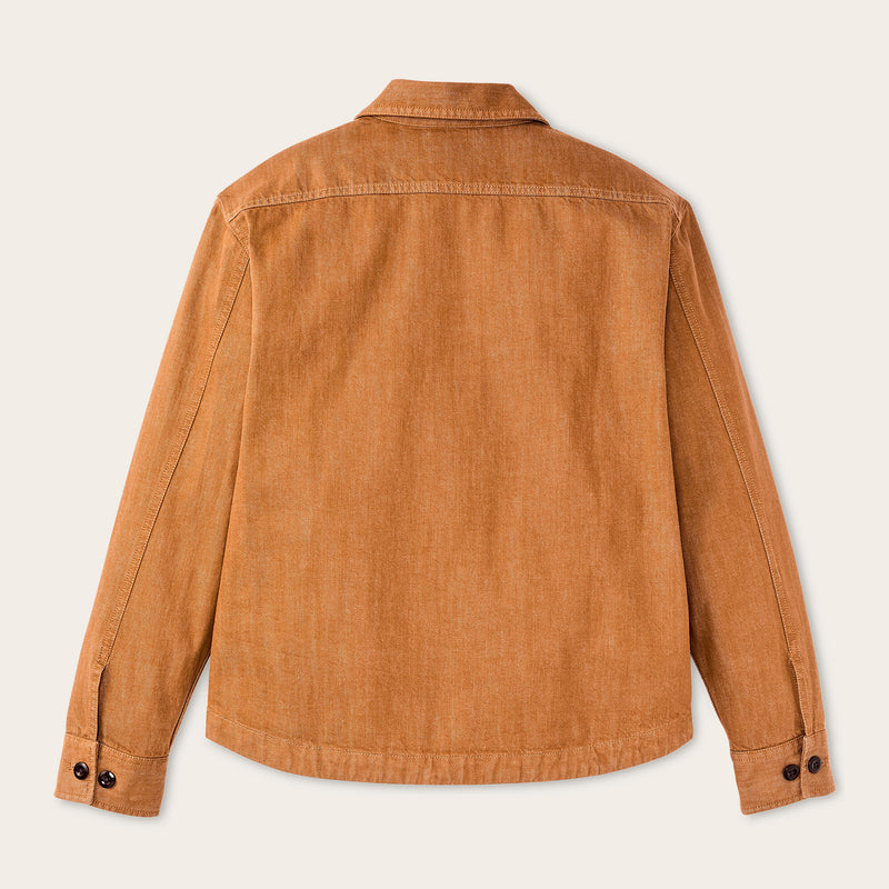 Women's denim shirt by Filson | Harvest tan (Brown)