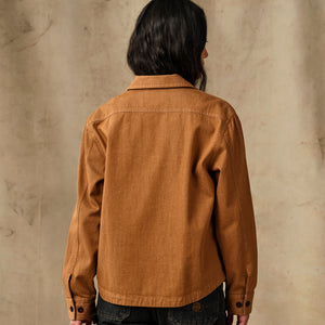 Women's denim shirt by Filson | Harvest tan (Brown)