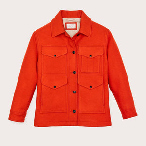 Women's mackinaw wool cruiser jacket von Filson | Flame (Orange)