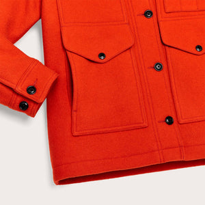 Women's mackinaw wool cruiser jacket von Filson | Flame (Orange)